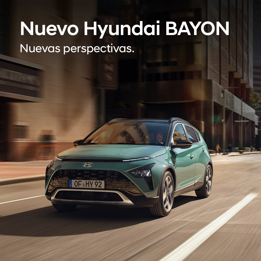 Titulo: Nuevo HyundaMira el mundo desde otro punto de vista con el Nuevo Hyundai BAYON. Conduce el nuevo SUV desde 120 euros al mes.